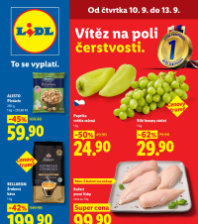 Akční leták Lidl  od čtvrtka