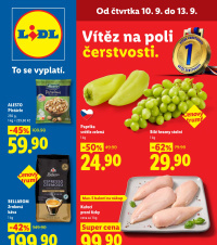 Akční leták Lidl  od čtvrtka