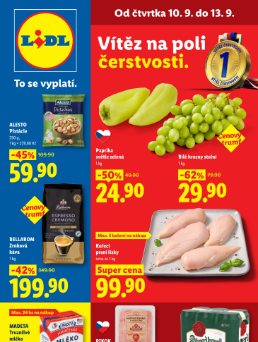 Lidl leták od čtvrtka