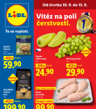 Akční leták Lidl  od čtvrtka