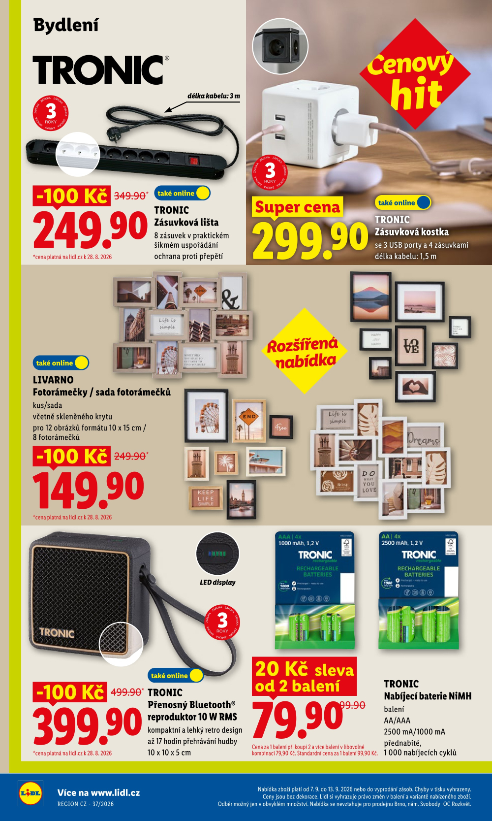 Leták Lidl leták - Nabídka spotřebního zboží - strana 12