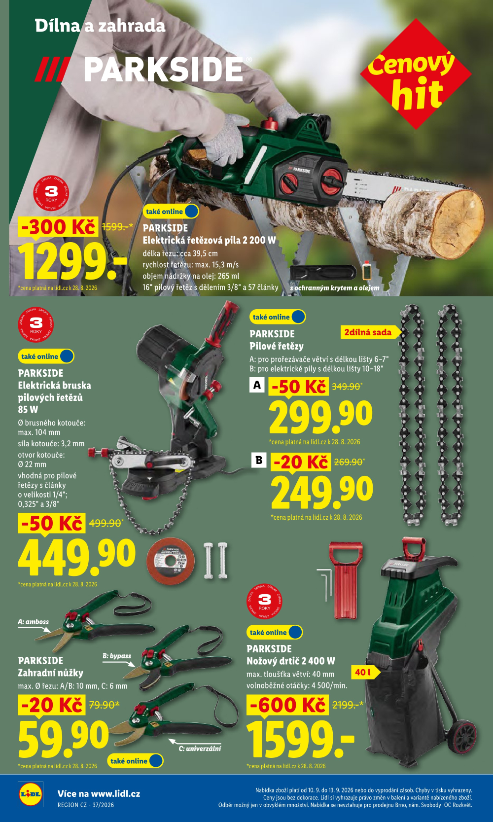 Leták Lidl leták - Nabídka spotřebního zboží - strana 16