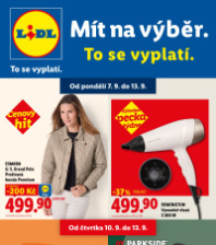 Akční leták Lidl  - Nabídka spotřebního zboží
