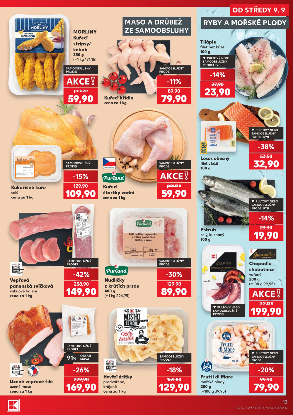 Leták Kaufland leták Brno - Slatina - strana 13