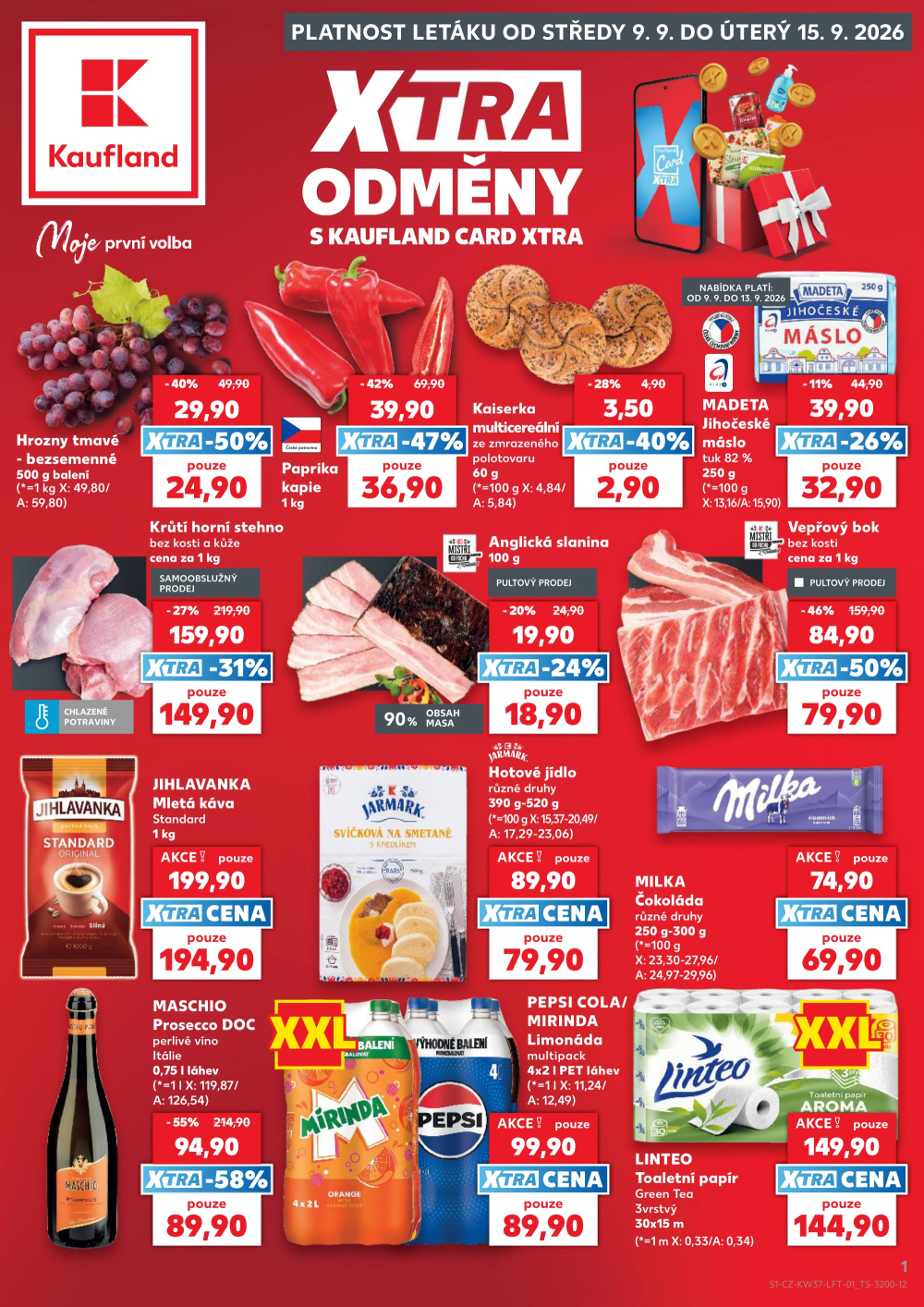Leták Kaufland leták Brno - Slatina - strana 1