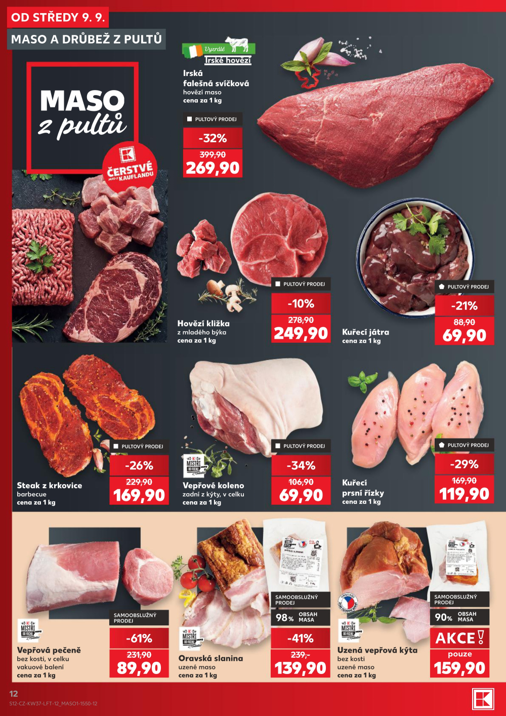 Leták Kaufland leták Praha 6 - Podbaba - strana 12