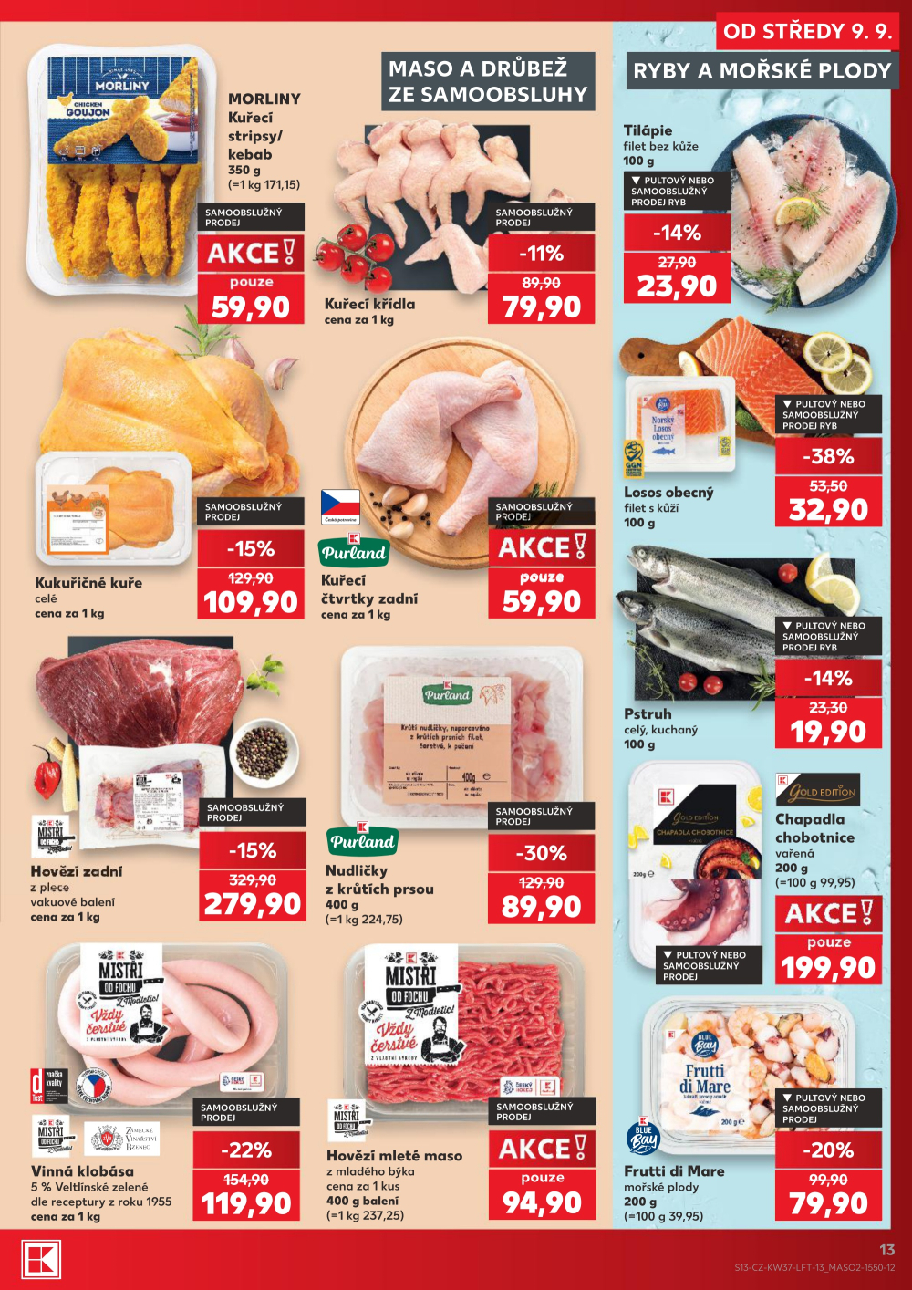 Leták Kaufland leták Praha 6 - Podbaba - strana 13