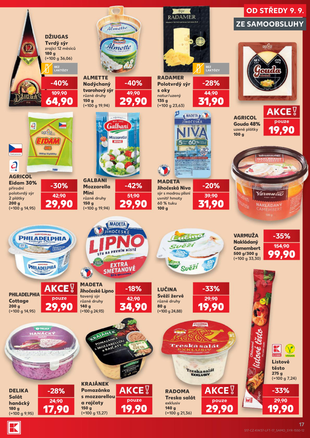 Leták Kaufland leták Praha 6 - Podbaba - strana 17