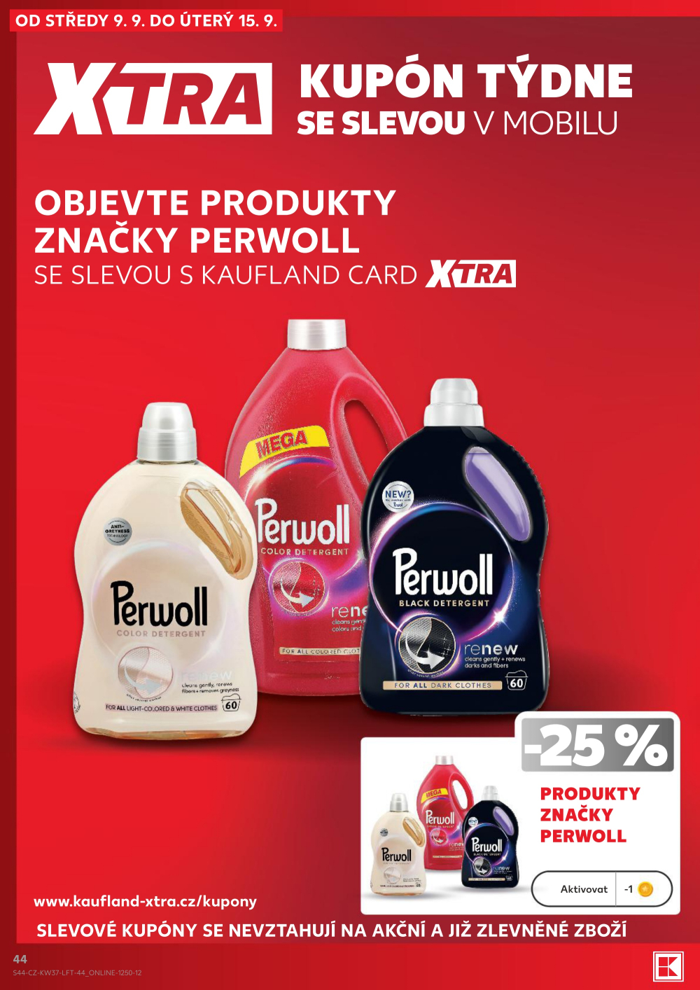 Leták Kaufland leták Praha 6 - Podbaba - strana 44