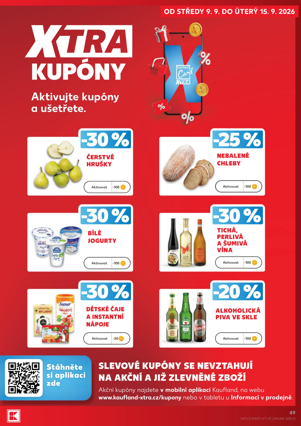 Leták Kaufland leták Praha 6 - Podbaba - strana 49