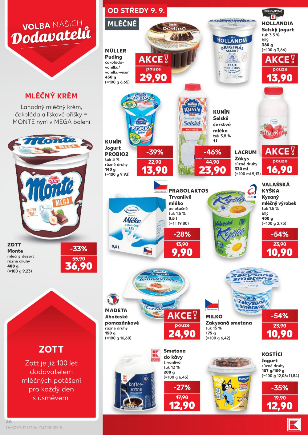 Leták Kaufland leták Praha 3 - Jarov - strana 26