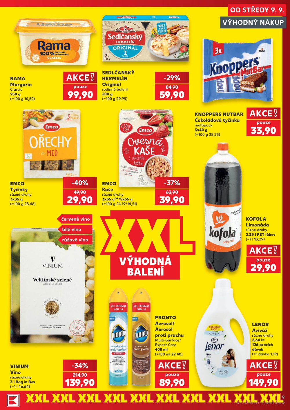 Leták Kaufland leták Praha 3 - Jarov - strana 9