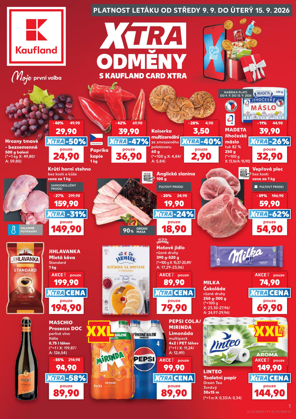 Leták Kaufland leták Praha 4 - Modřany - strana 1