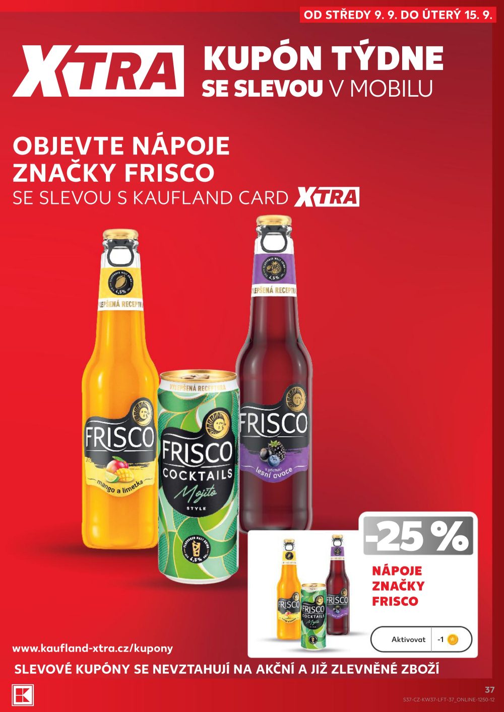 Leták Kaufland leták Praha 4 - Modřany - strana 37