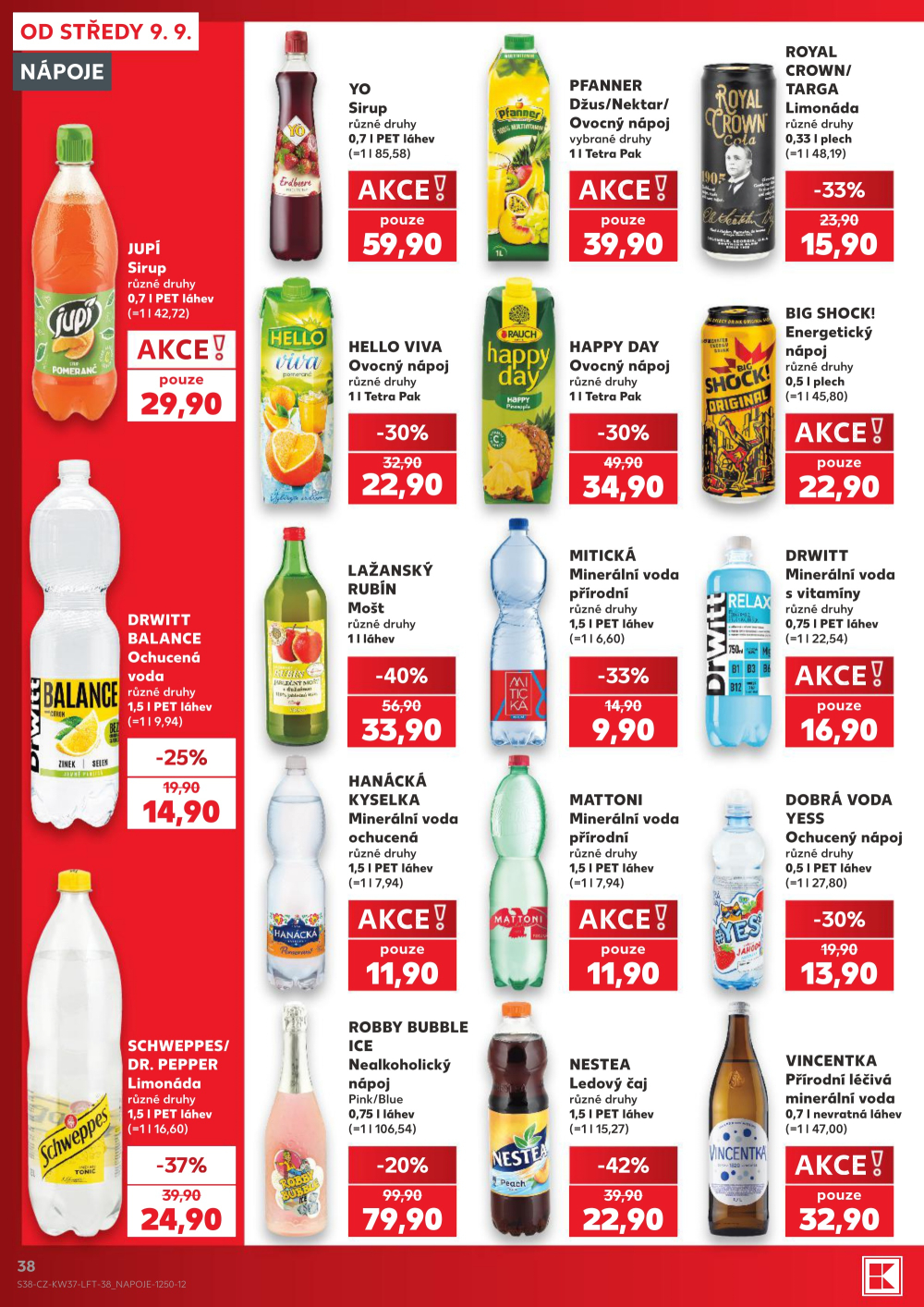 Leták Kaufland leták Praha 4 - Modřany - strana 38