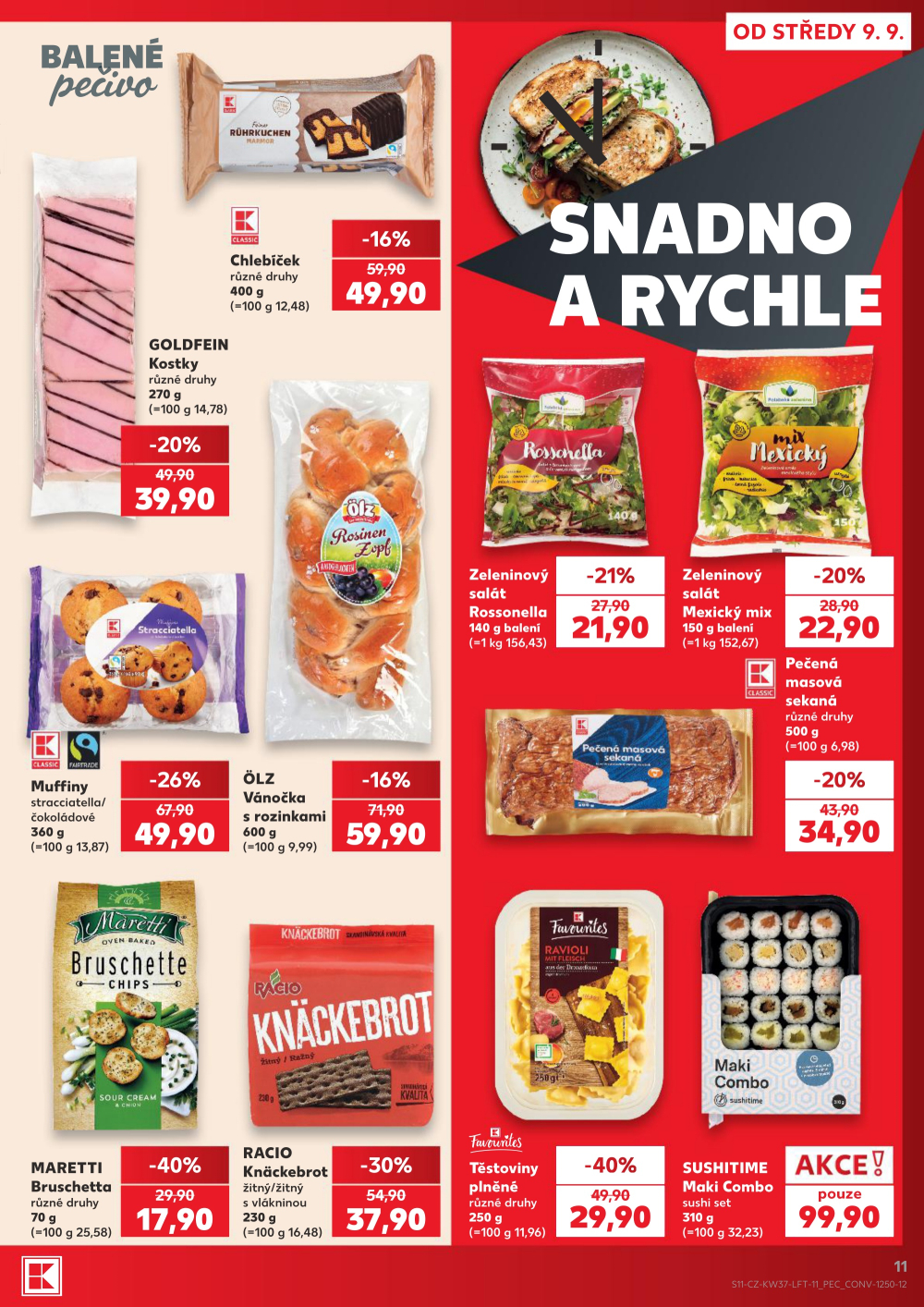 Leták Kaufland leták Praha 4 - Michle - strana 11