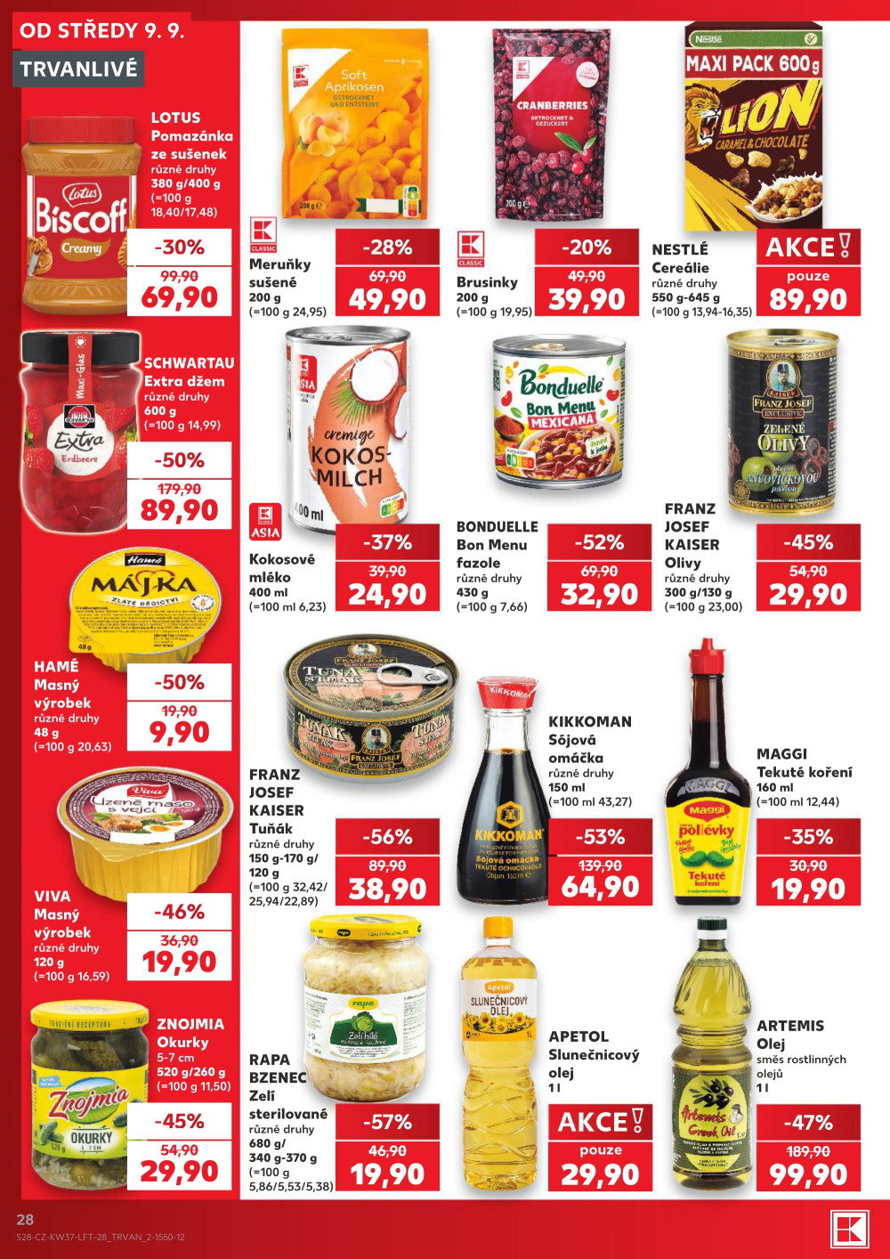 Leták Kaufland leták Praha 8 - Libeň - strana 28