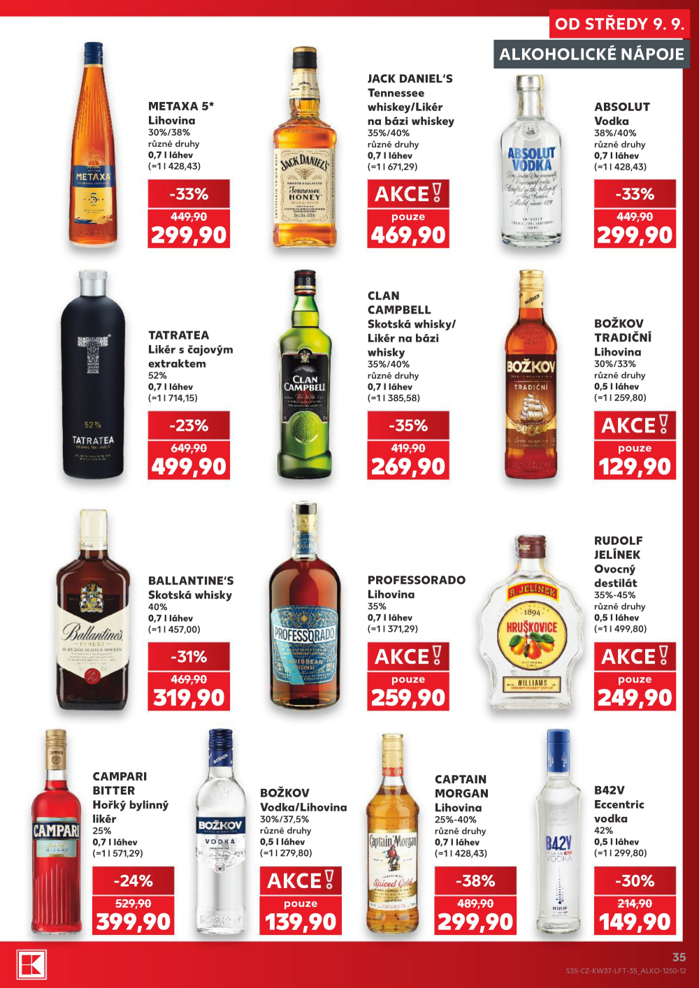 Leták Kaufland leták Praha 8 - Libeň - strana 35
