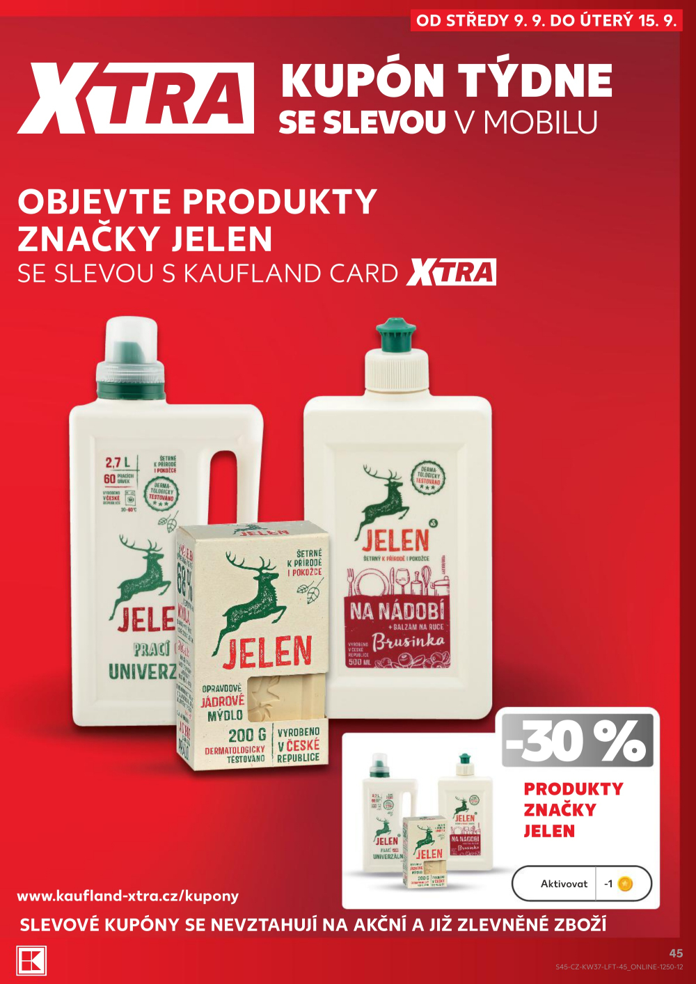 Leták Kaufland leták Praha 8 - Libeň - strana 45