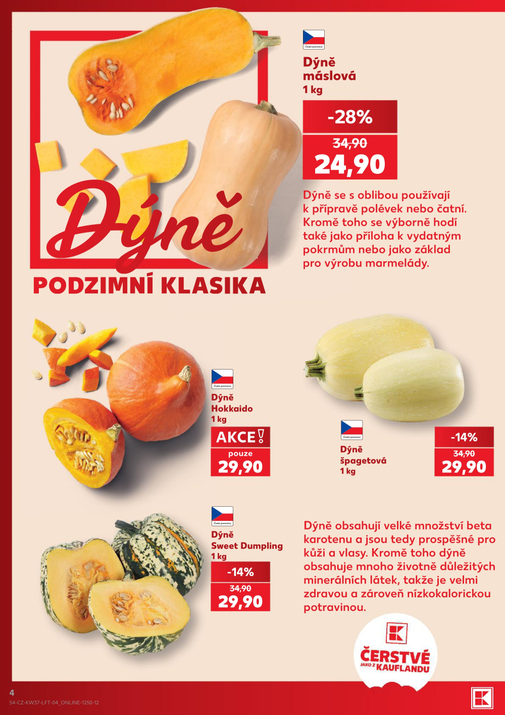 Leták Kaufland leták Praha 8 - Libeň - strana 4