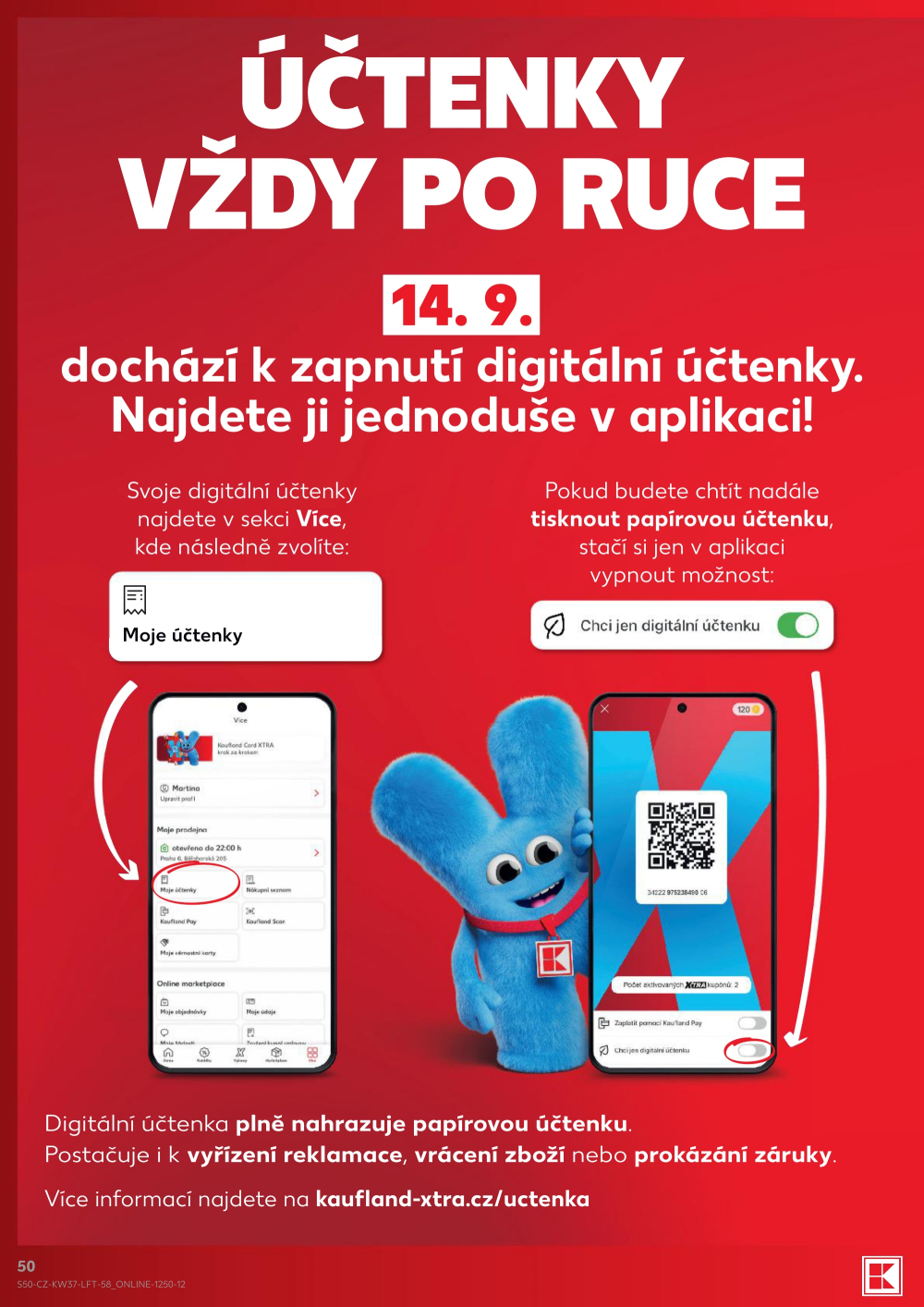 Leták Kaufland leták Praha 8 - Libeň - strana 50