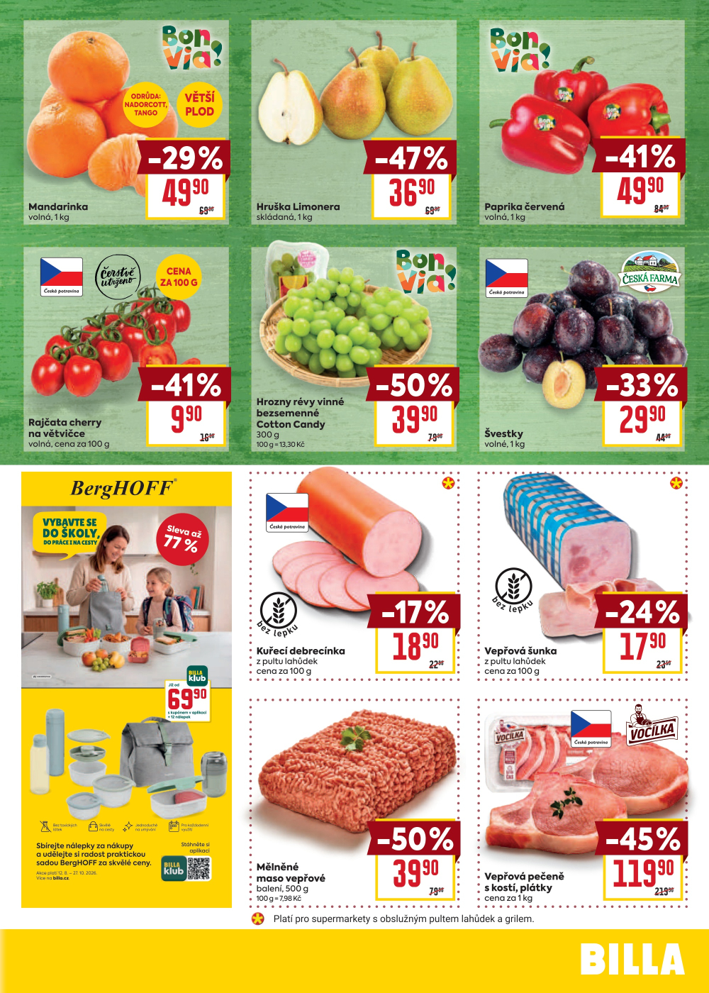 Leták BILLA malý leták - strana 3