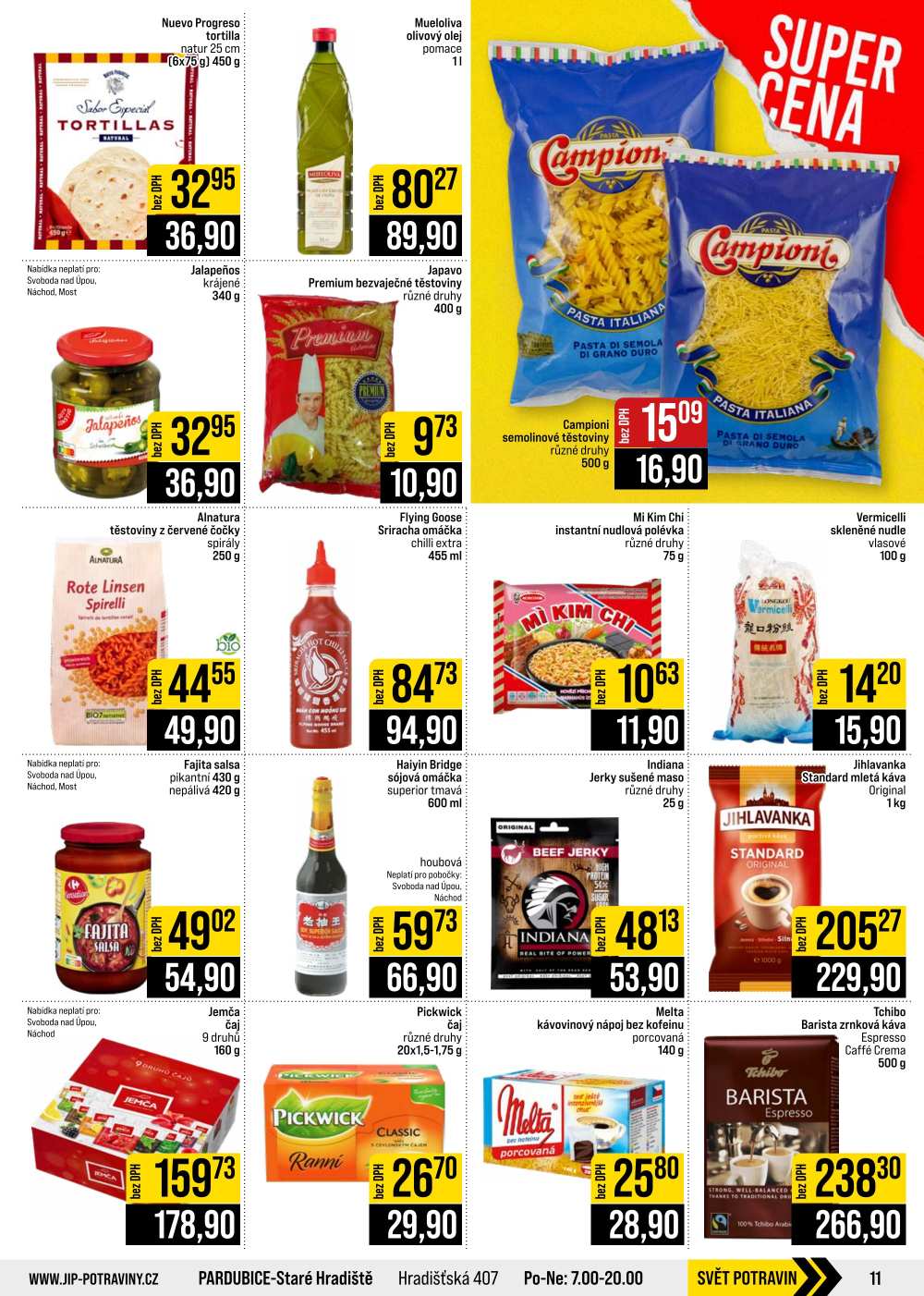 Leták JIP leták CC Cash & Carry - České Budějovice, Most, Náchod, Svoboda nad Úpou, Sušice - strana 11