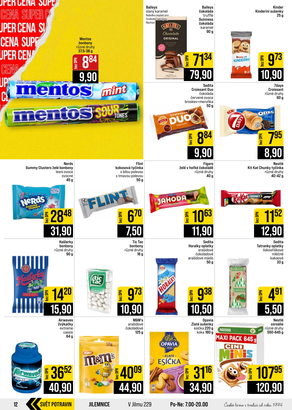 Leták JIP leták CC Cash & Carry - České Budějovice, Most, Náchod, Svoboda nad Úpou, Sušice - strana 12