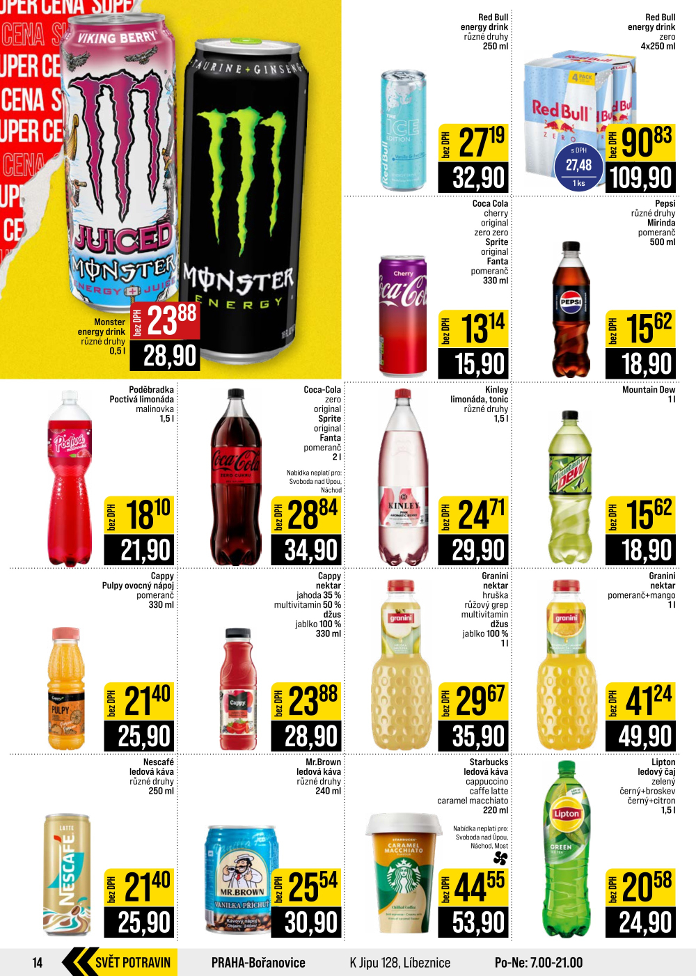 Leták JIP leták CC Cash & Carry - České Budějovice, Most, Náchod, Svoboda nad Úpou, Sušice - strana 14