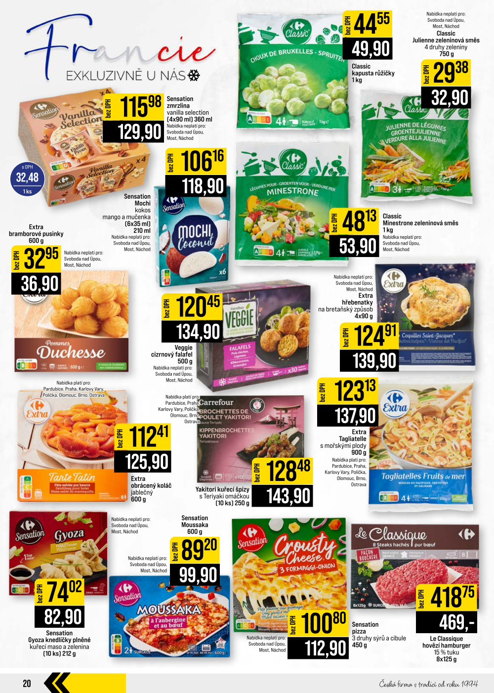 Leták JIP leták CC Cash & Carry - České Budějovice, Most, Náchod, Svoboda nad Úpou, Sušice - strana 20