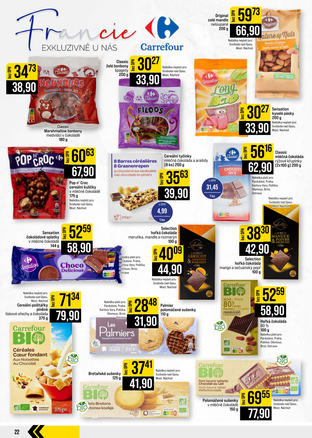 Leták JIP leták CC Cash & Carry - České Budějovice, Most, Náchod, Svoboda nad Úpou, Sušice - strana 22