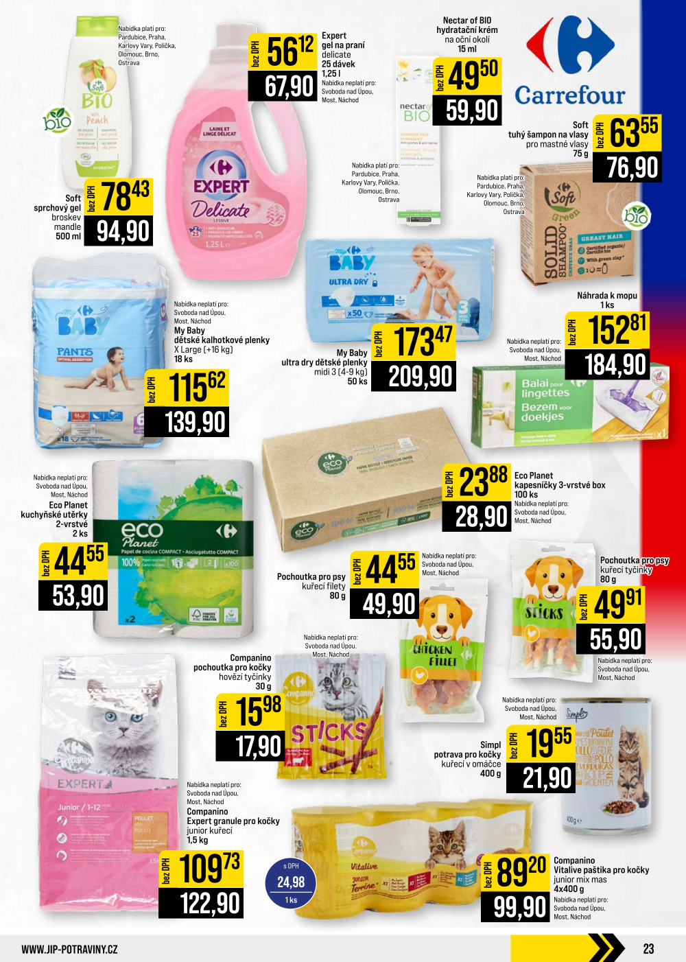 Leták JIP leták CC Cash & Carry - České Budějovice, Most, Náchod, Svoboda nad Úpou, Sušice - strana 23