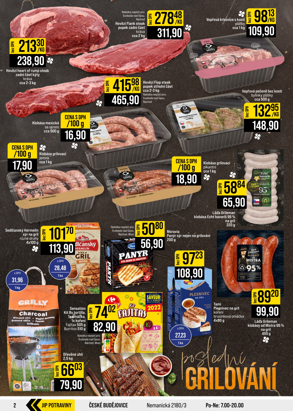 Leták JIP leták CC Cash & Carry - České Budějovice, Most, Náchod, Svoboda nad Úpou, Sušice - strana 2