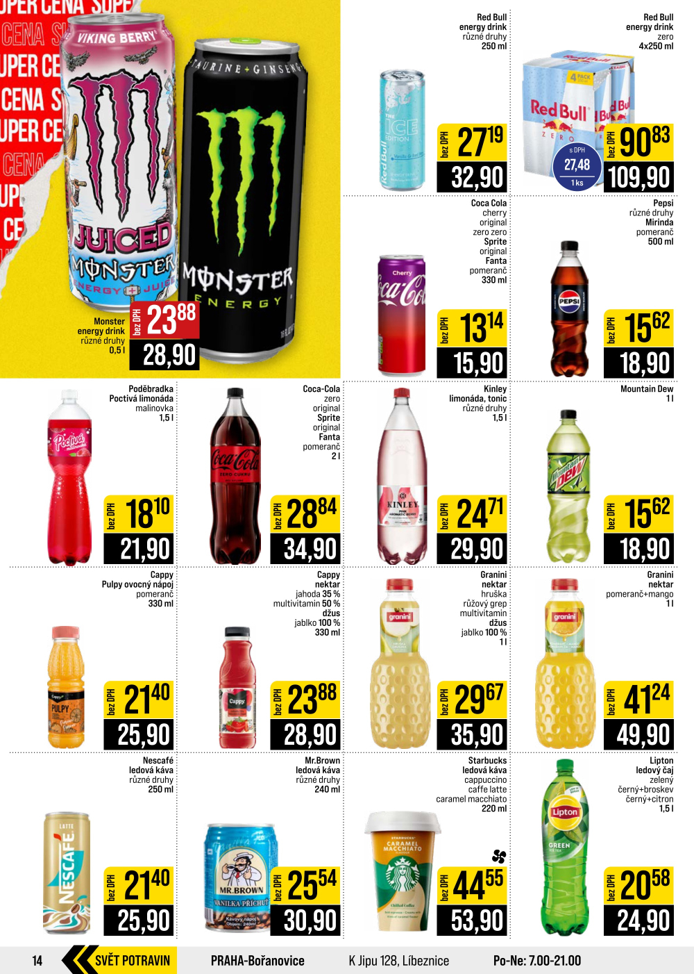 Leták JIP leták CC Cash & Carry - Brno, Ostrava, Praha, Polička, Olomouc, Karlovy Vary, Zlín, Jilemnice, Pardubice - strana 14