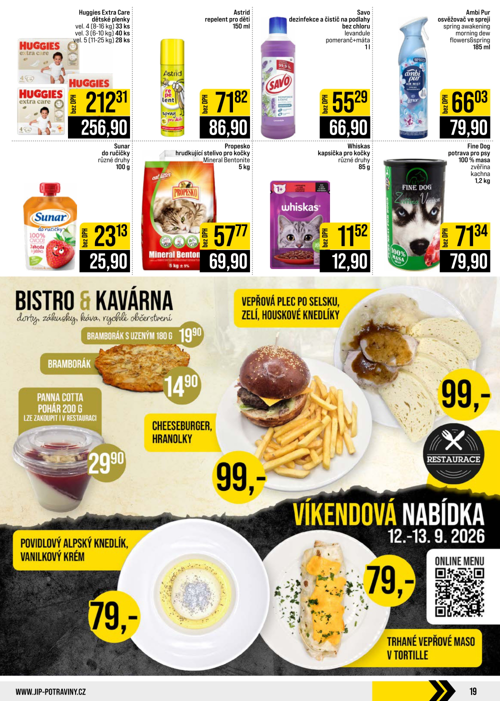 Leták JIP leták CC Cash & Carry - Brno, Ostrava, Praha, Polička, Olomouc, Karlovy Vary, Zlín, Jilemnice, Pardubice - strana 19