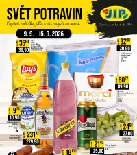 Akční leták JIP  CC Cash & Carry - Brno, Ostrava, Praha, Polička, Olomouc, Karlovy Vary, Zlín, Jilemnice, Pardubice