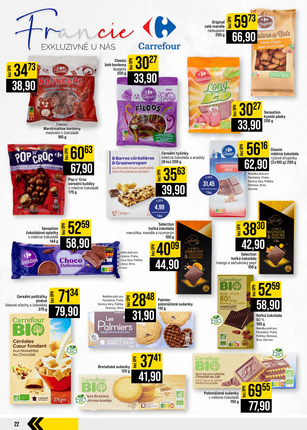 Leták JIP leták CC Cash & Carry - Brno, Ostrava, Praha, Polička, Olomouc, Karlovy Vary, Zlín, Jilemnice, Pardubice - strana 22