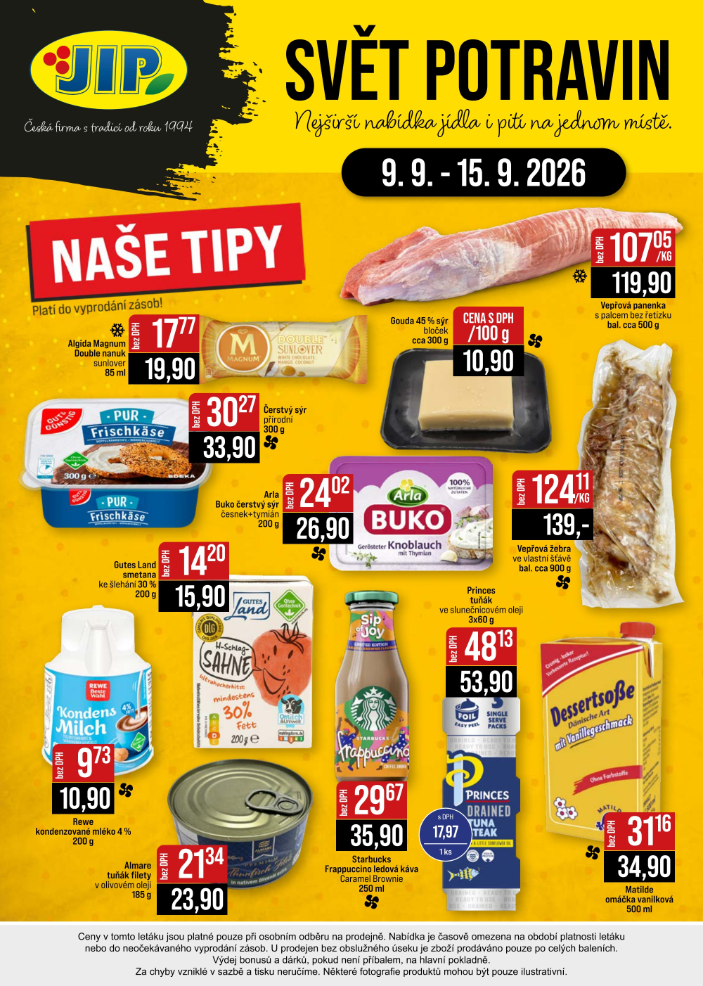 Leták JIP leták CC Cash & Carry - Brno, Ostrava, Praha, Polička, Olomouc, Karlovy Vary, Zlín, Jilemnice, Pardubice - strana 24