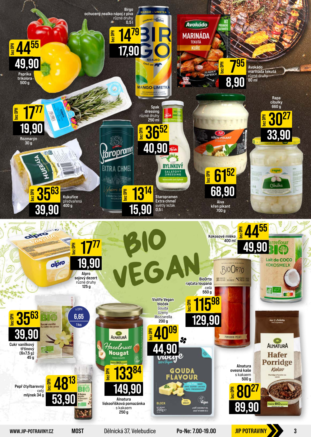 Leták JIP leták CC Cash & Carry - Brno, Ostrava, Praha, Polička, Olomouc, Karlovy Vary, Zlín, Jilemnice, Pardubice - strana 3