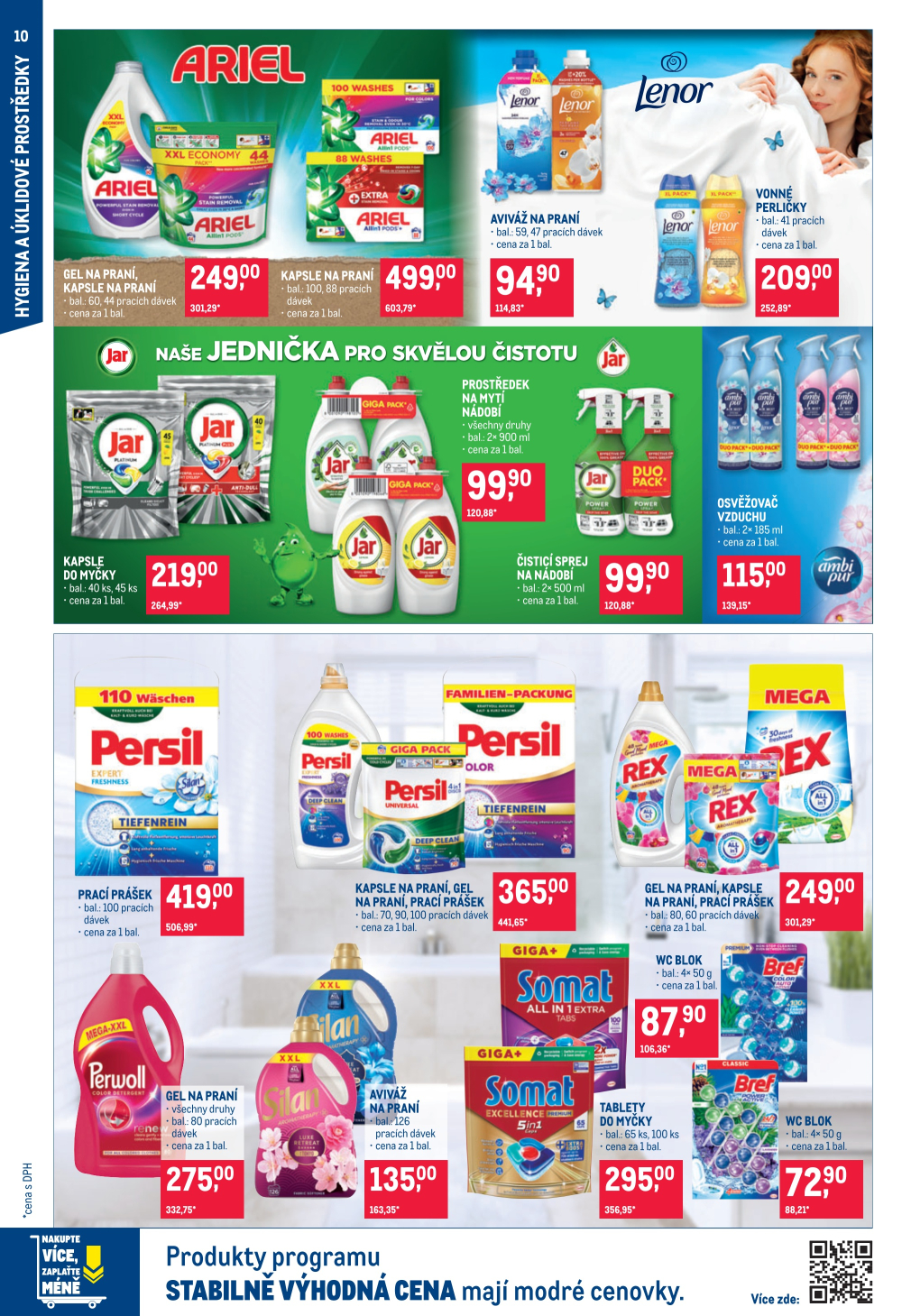 Leták Makro leták - Spotřební zboží, úklid, kosmetika - strana 10