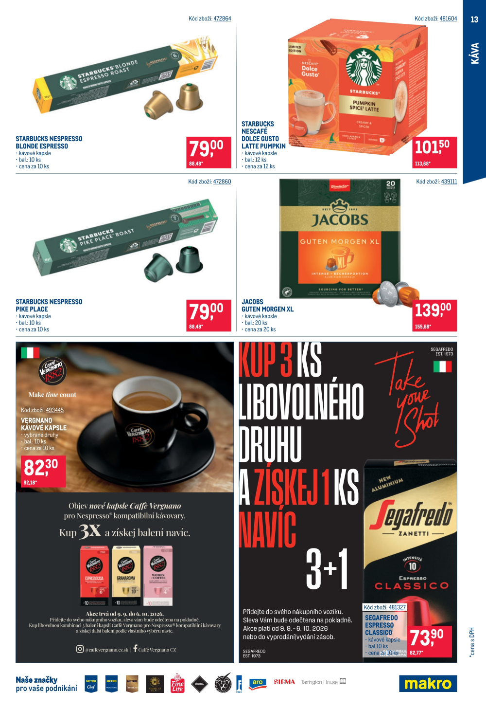Leták Makro leták - Káva - strana 13