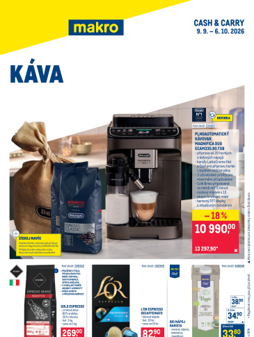 Makro leták - Káva
