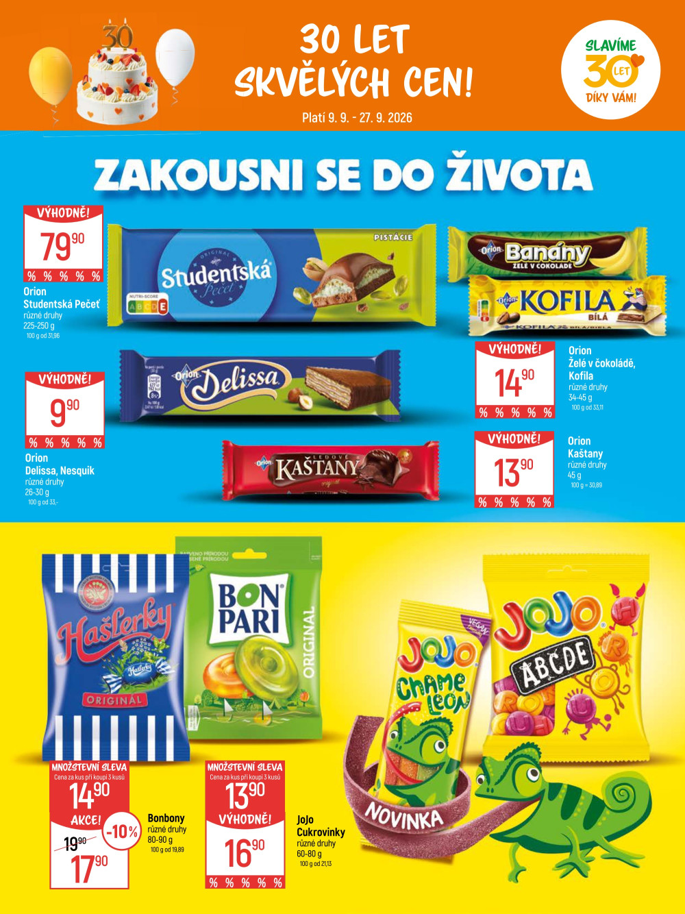 Leták Globus leták Praha - Černý Most - 30 let skvělých cen! - strana 12