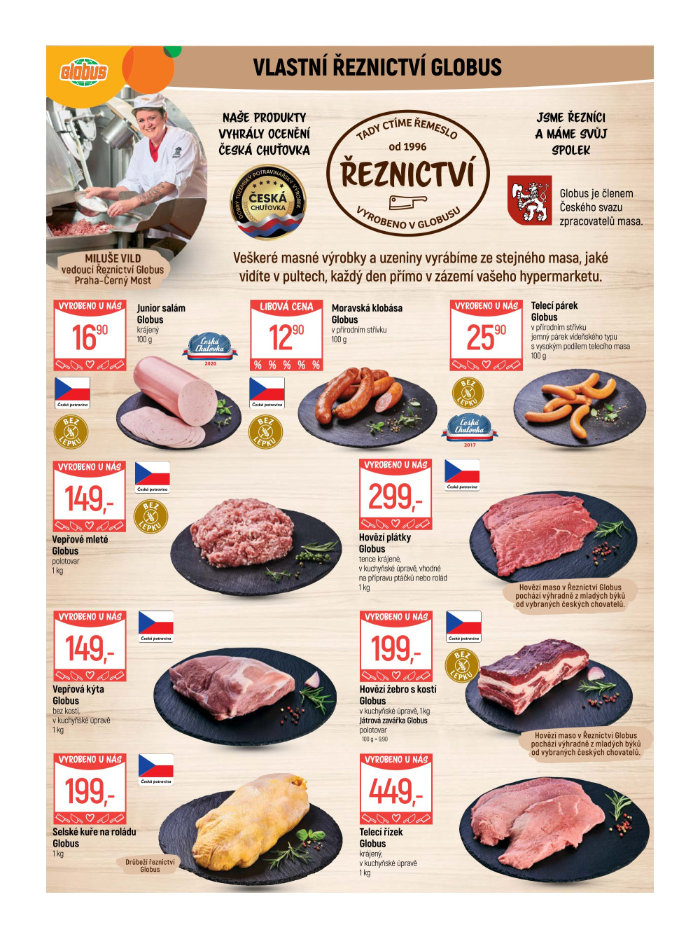 Leták Globus leták Praha - Černý Most - strana 5