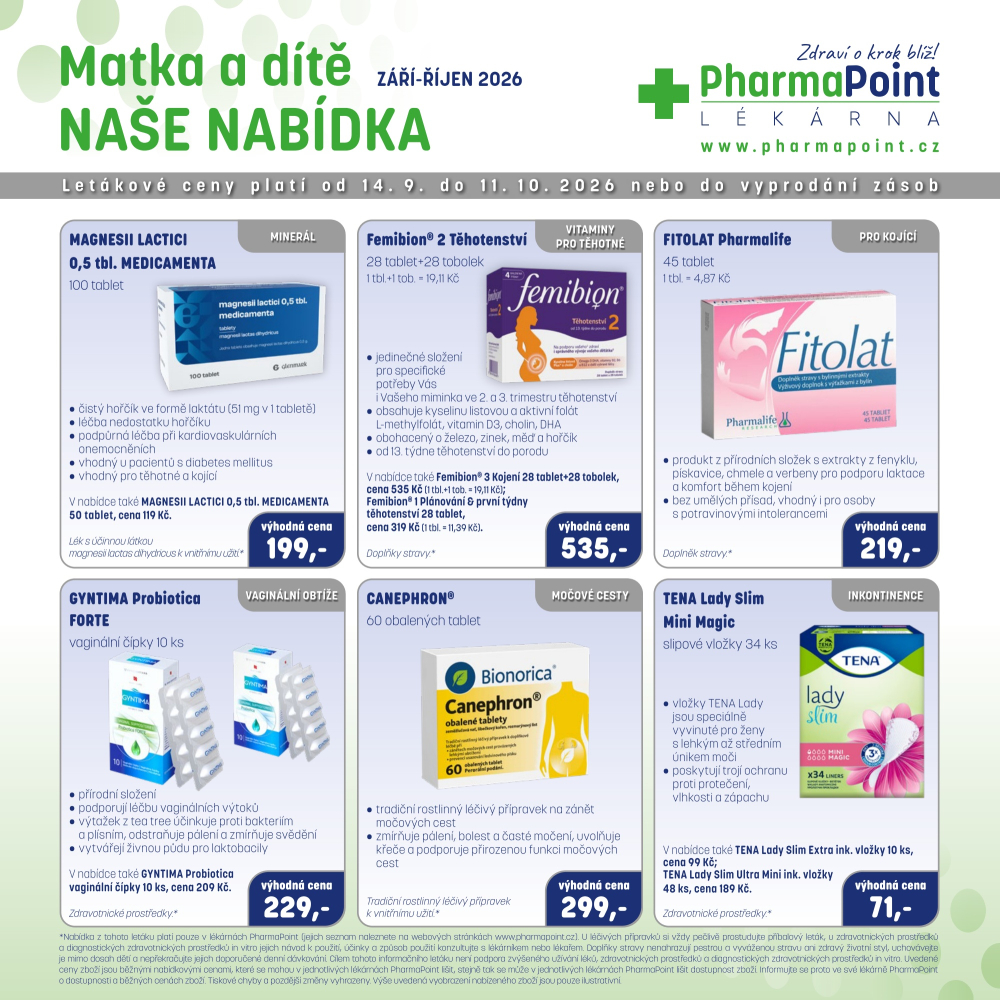Leták PharmaPoint leták - Matka a dítě A - strana 2