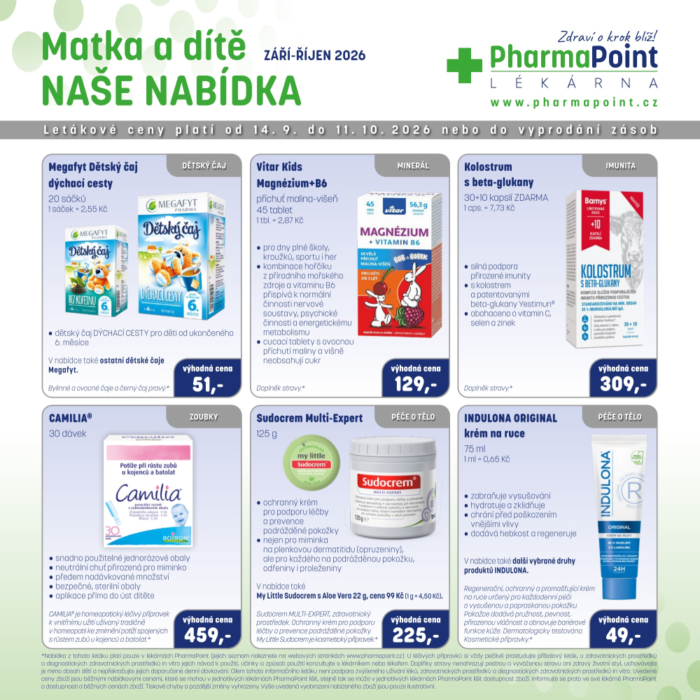 Leták PharmaPoint leták - Matka a dítě A - strana 3
