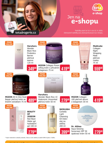 Teta drogerie - Speciální nabídka e-shop