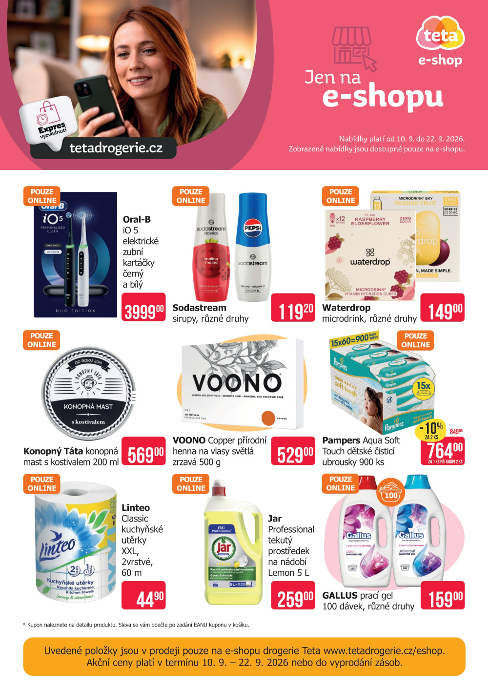 Leták Teta drogerie - Speciální nabídka e-shop - strana 3