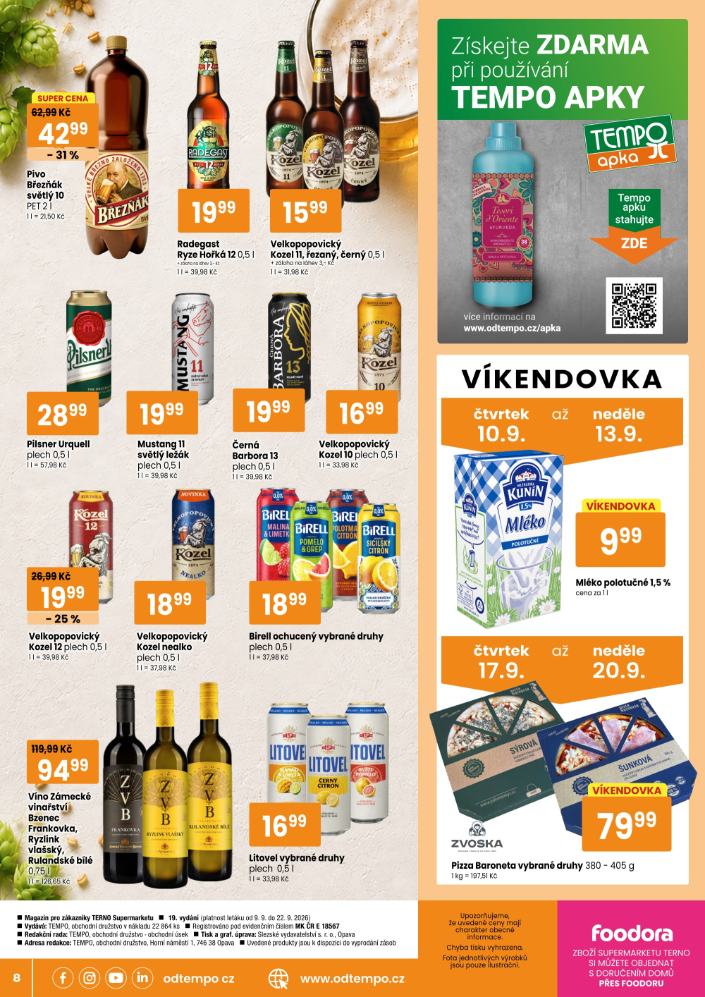 Leták TEMPO leták - Terno Opava - Jaktář - strana 8