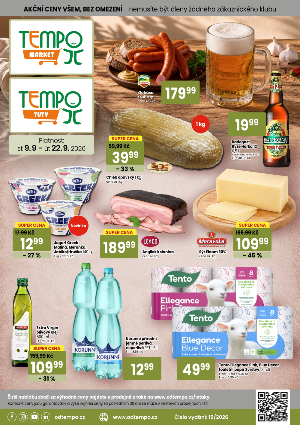 Leták TEMPO leták - strana 1
